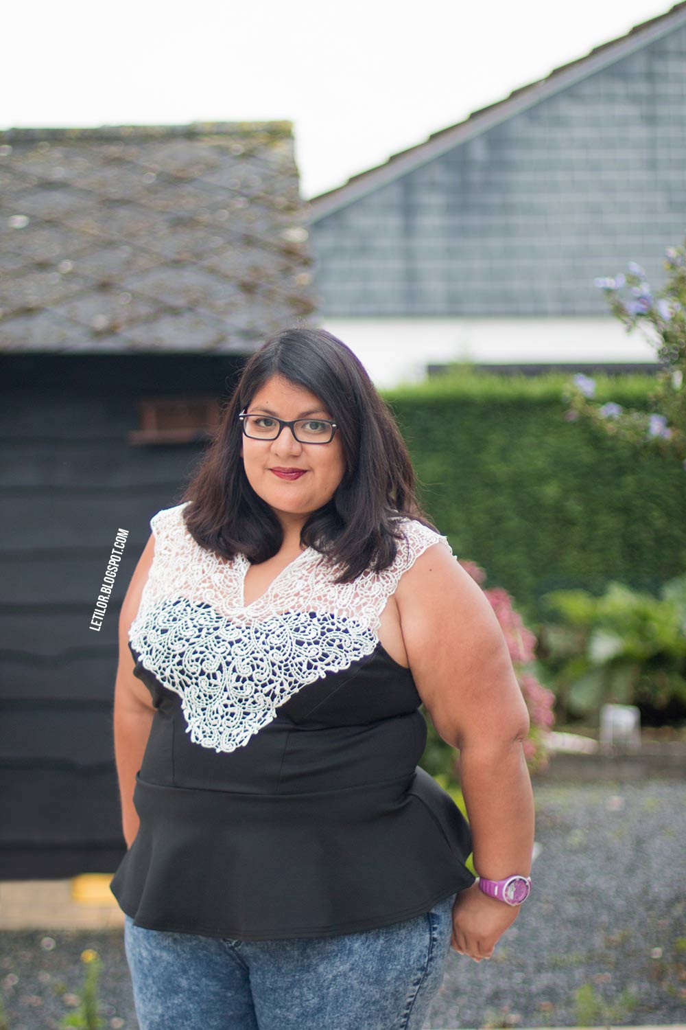 Top peplum grande taille letilor asos curve