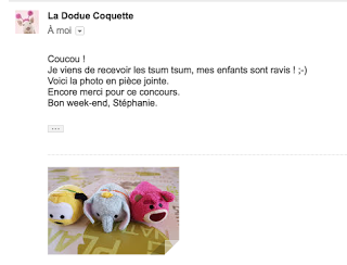 Concours Tsum Tsum de Disney sur le blog de Letilor