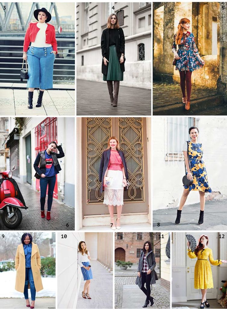 Repérage de looks chez les blogueuses mode internationales