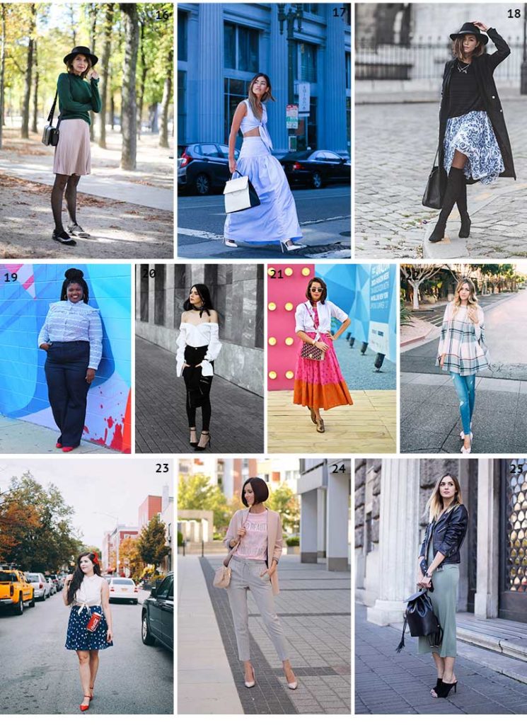 Looks de blogueuses mode