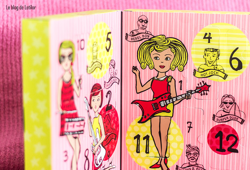 Calendrier de l'Avent Girl'O Clock Rock de Benefit