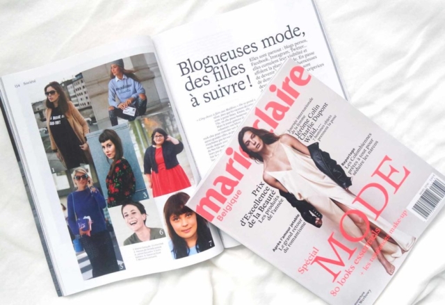 Letilor dans Marie Claire Belgique blogueuses mode à suivre