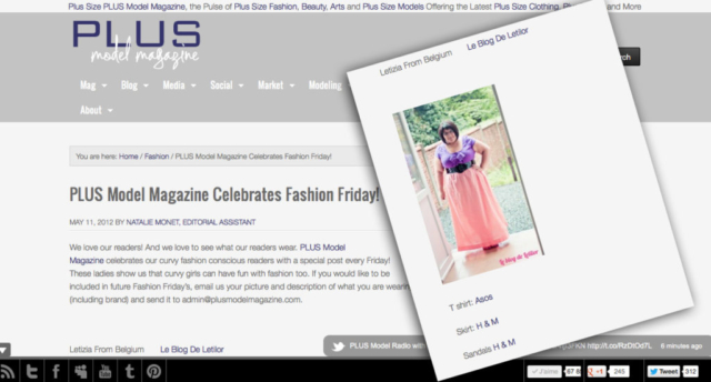 Letilor Plus Size Magazine Fashion Friday