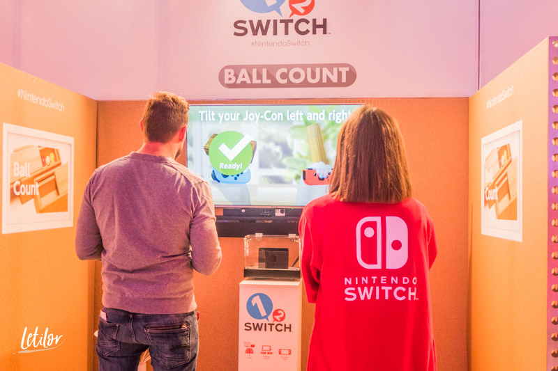 Nintendo Switch 1 2 Switch ball count