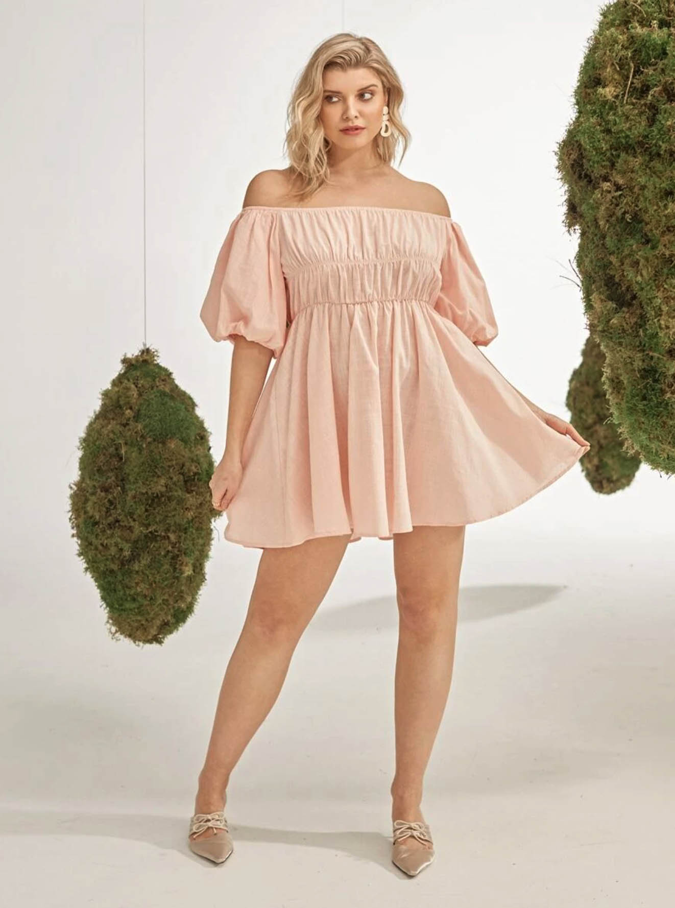 shein curve robe rose letilor mode grande taille Le blog de Letilor