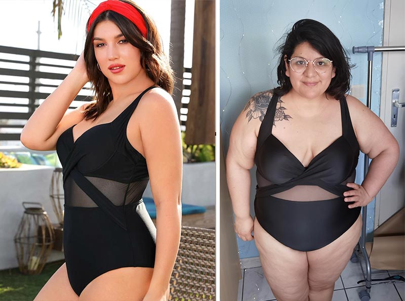 maillots grande taille shein
