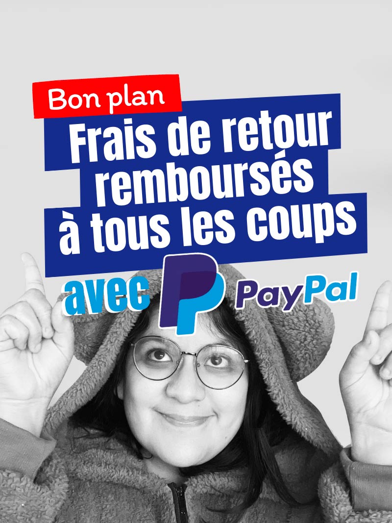 frais de retour gratuits avec payapl