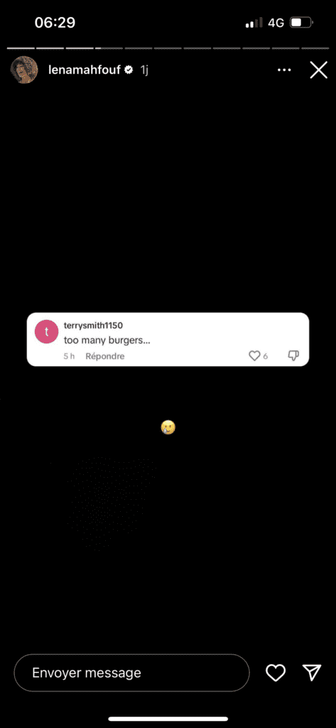Lena Situations est grosse, capture Instagram