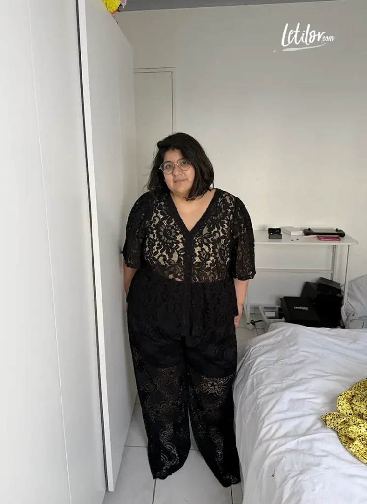 Ensemble en dentelle Zizzi grande taille